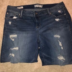 Torrid distressed jeans